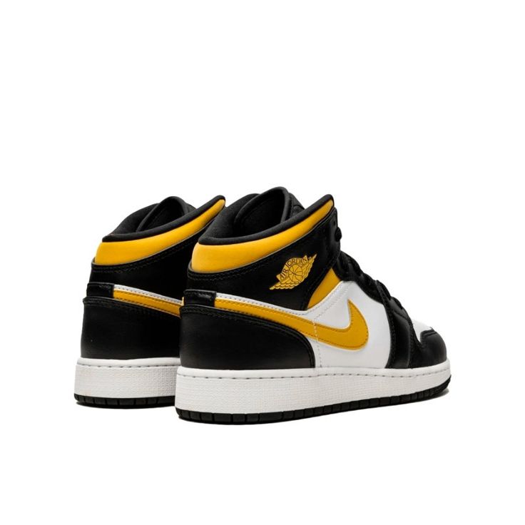 Home air jordan 1 mid white pollen black 38